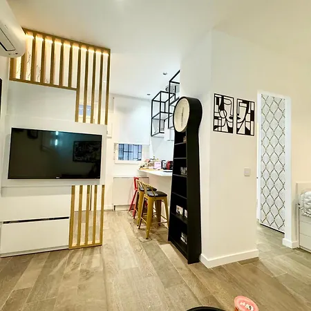 Luxury Flat City Center & Parking Free Non Touristic Madrid Exterior foto